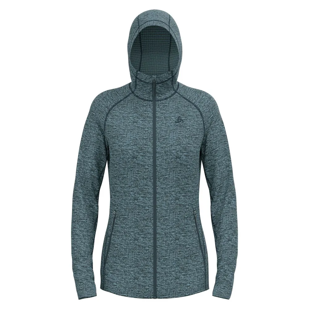 

Флис Odlo Tencia full zip, синий
