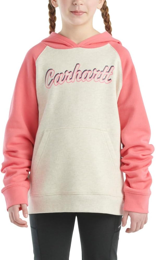 

Детская толстовка с длинными рукавами и принтом Carhartt CA7053 для девочек, Malt