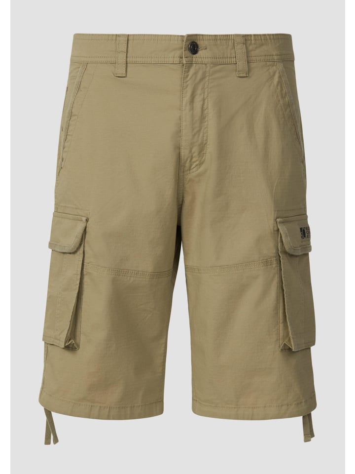 

s.Oliver Шорты Bermuda FILE in 7880_olivgrün