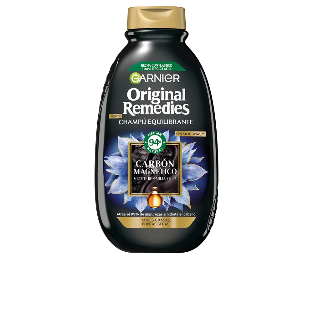 

Шампунь Original remedies carbón magnético champú Garnier, 250 мл.