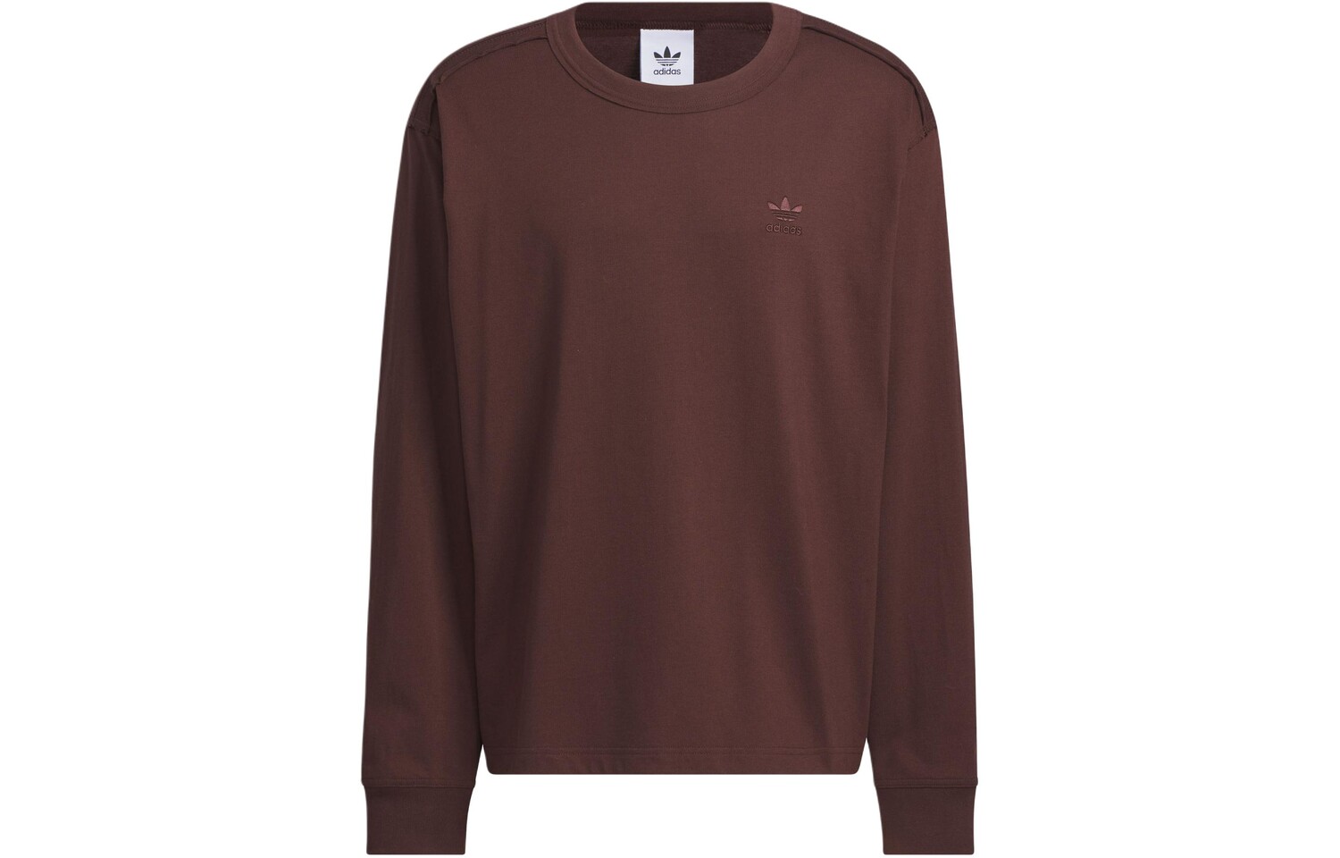 

Толстовка TOC унисекс темно-коричневая Adidas Originals, коричневый