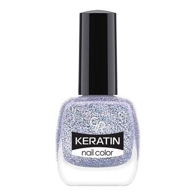 

Кератиновый лак для ногтей 412 Golden Rose, Keratin Glitter Nail Color