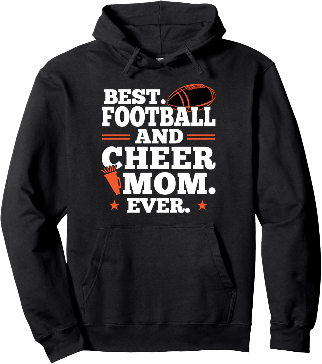 

Лучшая футбольная и лучшая мама на свете! Футбольная толстовка Ball Mother & Football Player Gift Ideas, черный