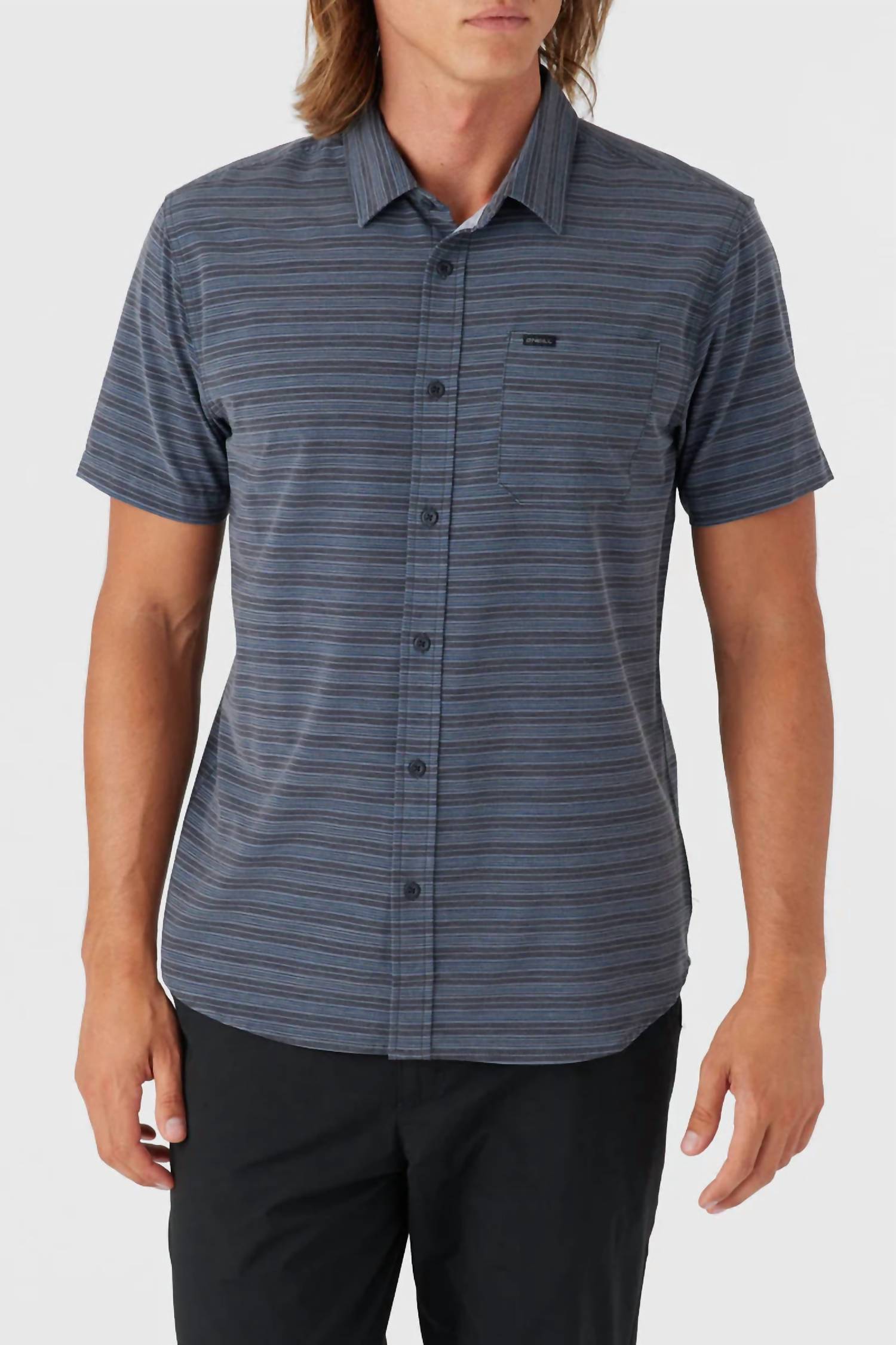 

Рубашка Trvlr Upf Stripe Standard черного цвета O'Neill