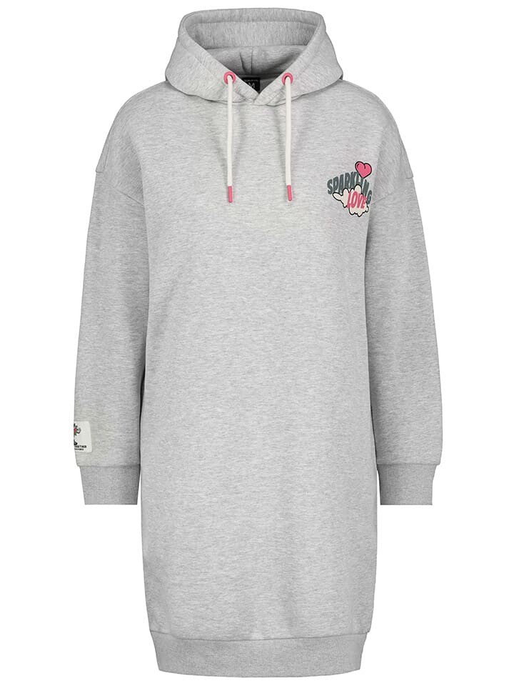 

Длинное платье Sublevel Sweat, светло-серый
