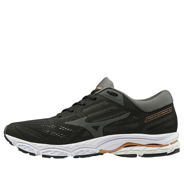 

Кроссовки wave stream 'black white grey' Mizuno, черный