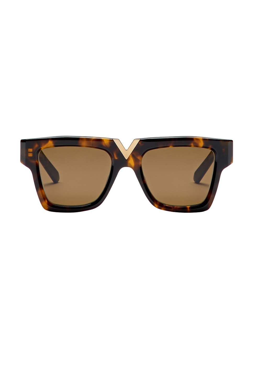 

Солнцезащитные очки V gold Valentino Garavani, brown tortoise