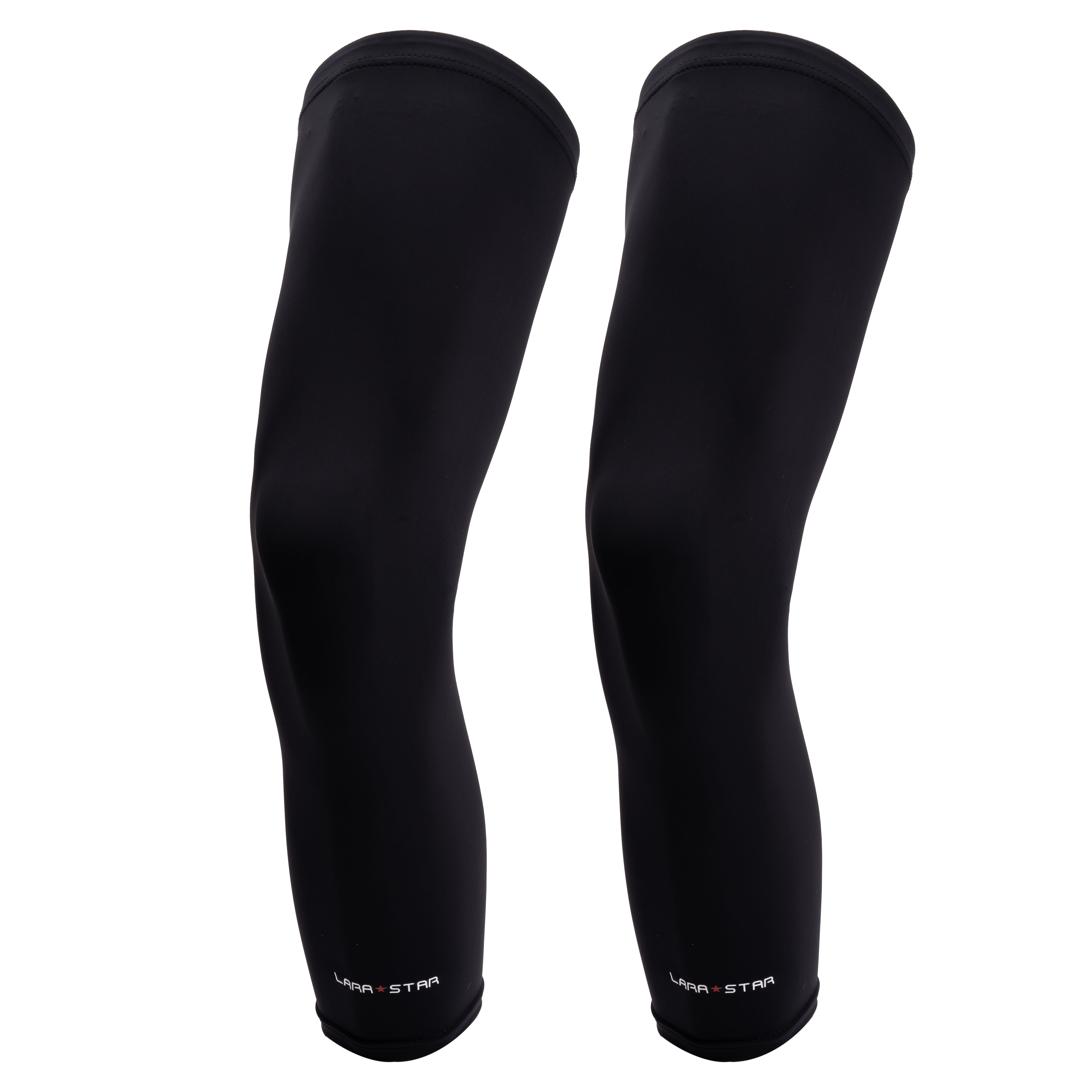 

Наколенники для бадминтона, баскетбола и бега Unisex LARA STAR, basic/glossy черный/interior silicone slip-resistant strip/1 pair