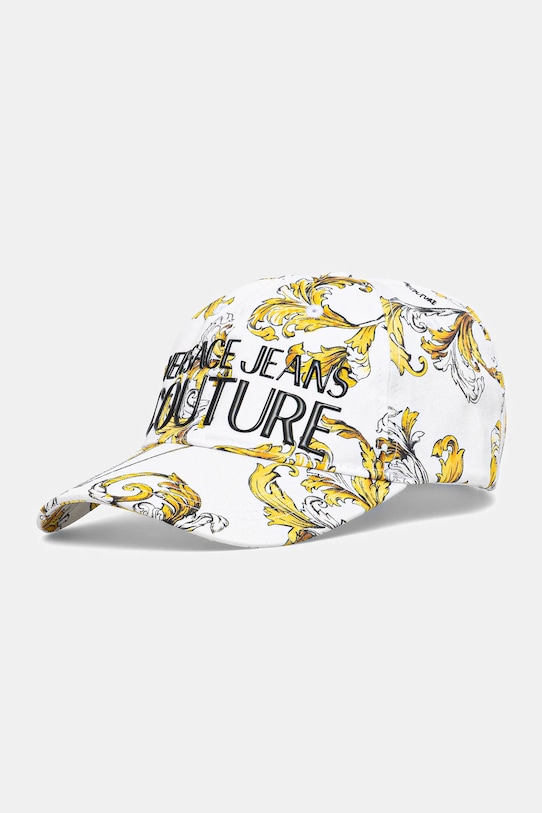 

Хлопковая кепка с козырьком Versace Jeans Couture, белый