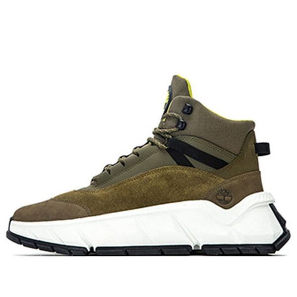 

Кроссовки turbo hiking boots 'olive green nubuck' Timberland, зеленый