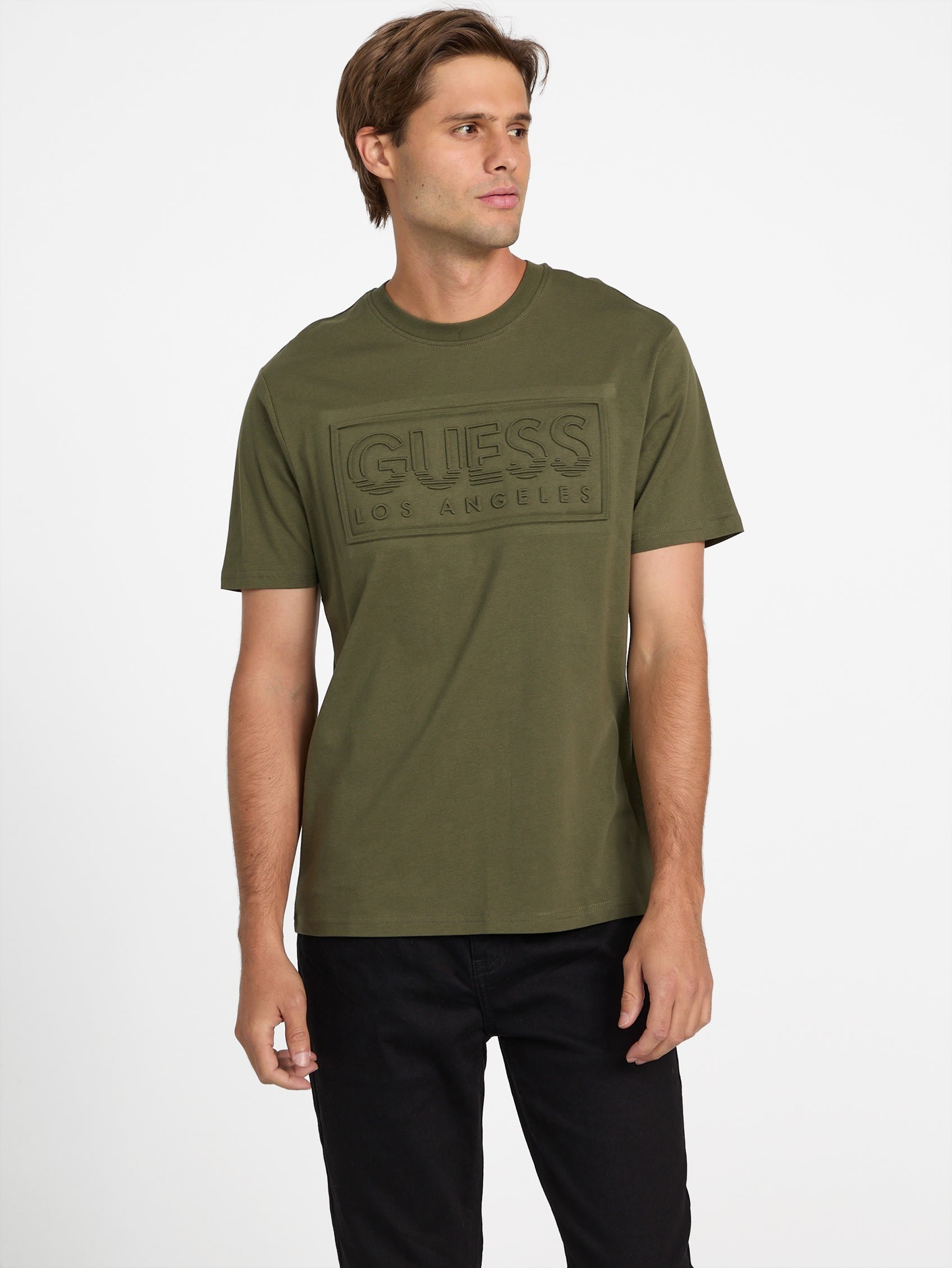 

Футболка с логотипом Уэйна Guess Factory, цвет mud pie a152