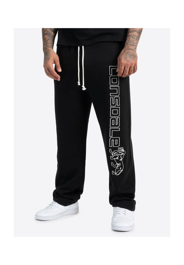 

Спортивные брюки Stonesfield Regular Fit Lonsdale, черный