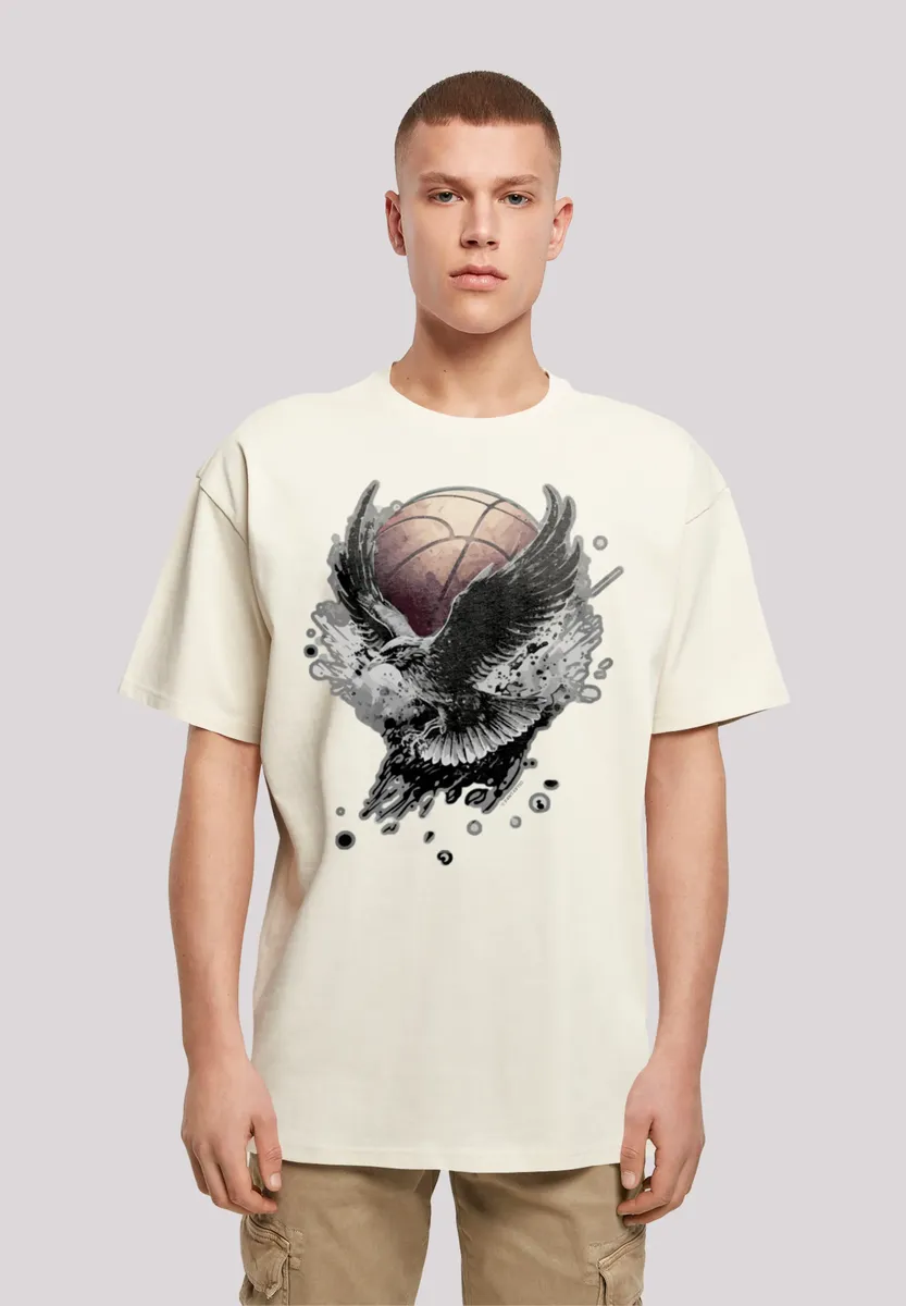 

F4NT4STIC Футболка "Basketball Eagle", принт, цвет Sand