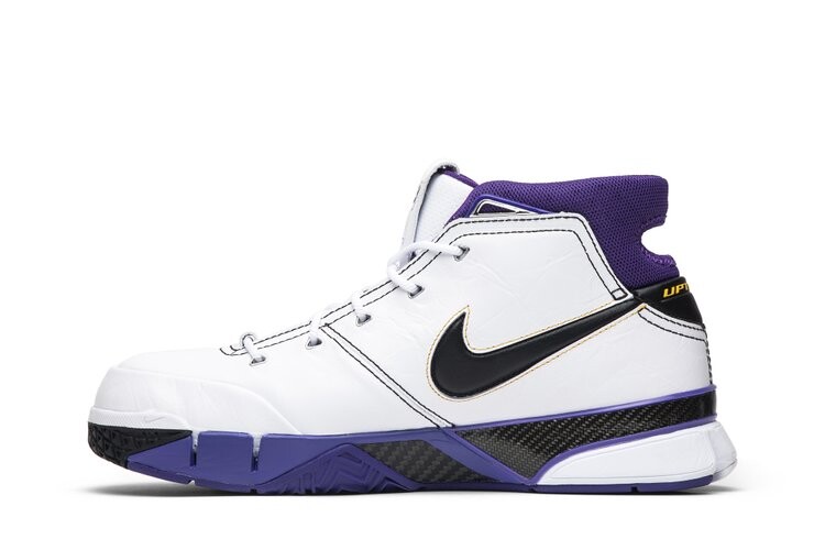 Кроссовки Nike Zoom Kobe 1 Protro '81 Points', белый — фото 3