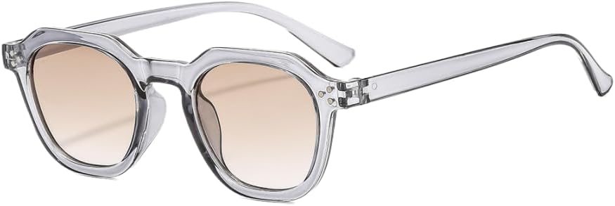 

Винтажные квадратные солнцезащитные очки для женщин и мужчин – ретро-очки с толстой оправой, модные солнцезащитные очки UV400 для активного отдыха на природе MAZNVISO, Tea