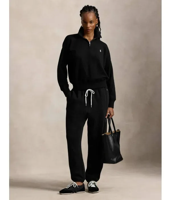 Свитер relaxed fit Polo Ralph Lauren, черный — фото 2