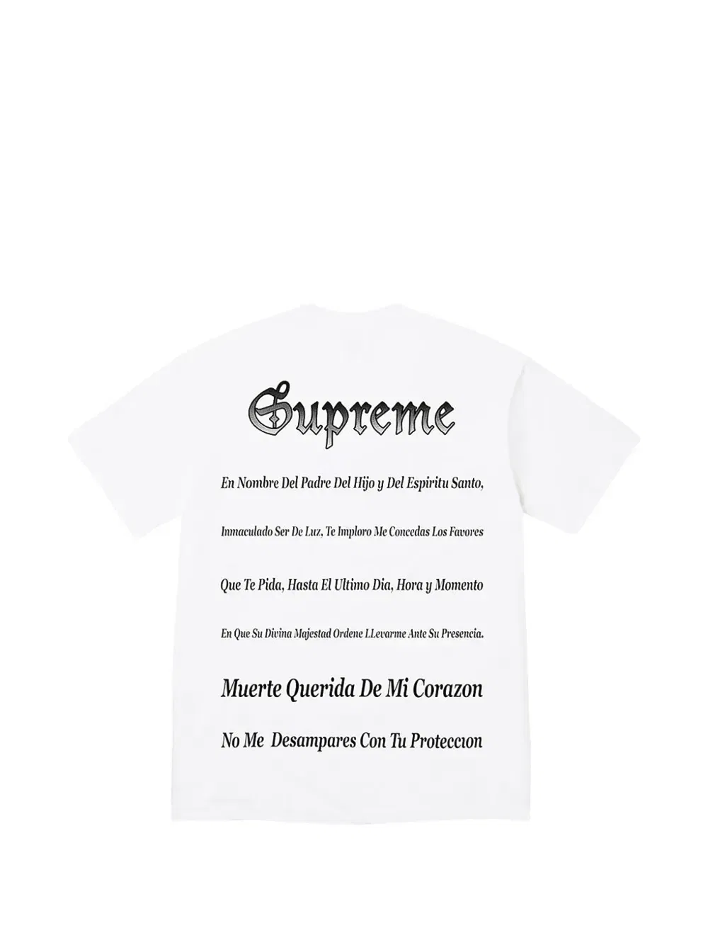 Футболка с изображением Смерти Supreme, белый — фото 2