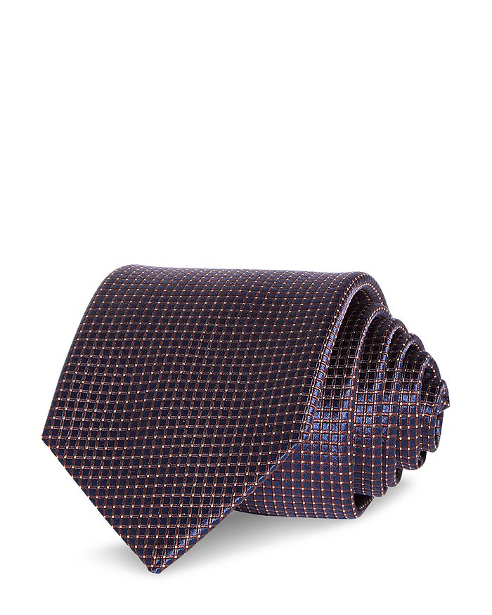 

Шелковый классический геометрический галстук The Men's Store at Bloomingdale's, мультиколор