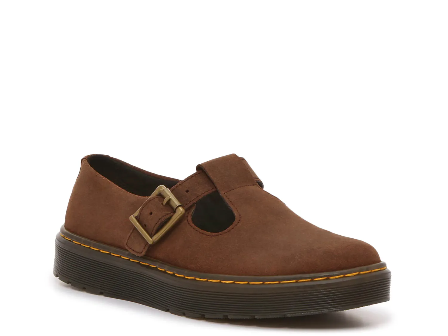 

Слипоны Zavala Mary Jane Dr. Martens, темно-коричневый