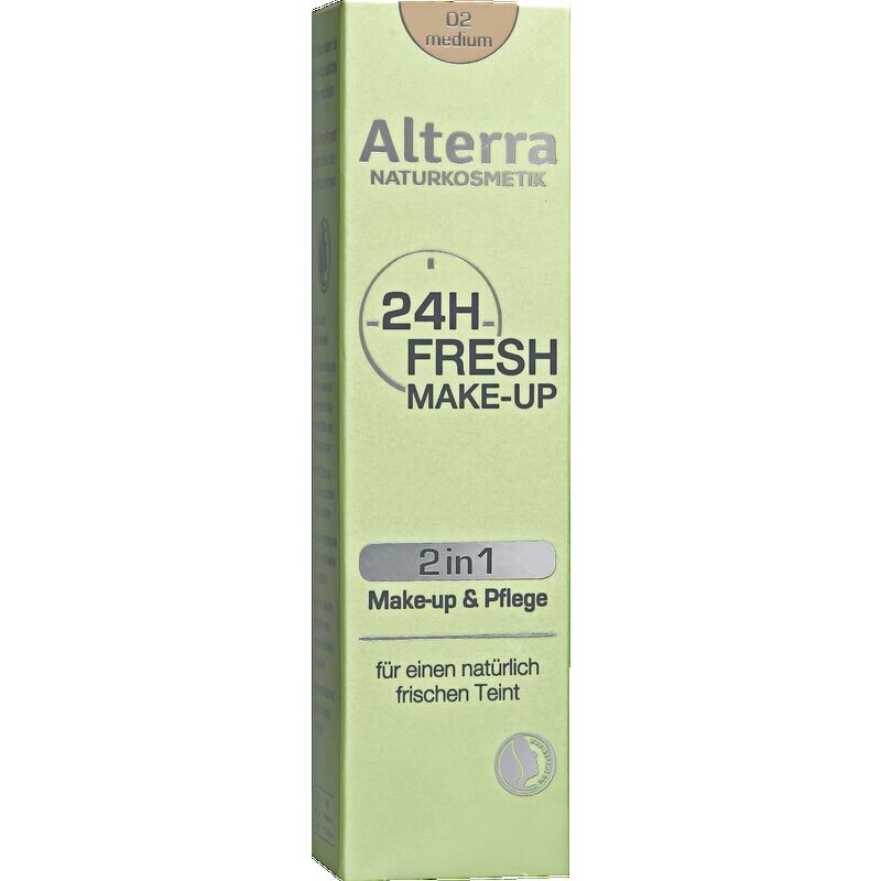 Свежий макияж 24 часа 02 – средний Alterra NATURKOSMETIK, 30 ml — фото 2