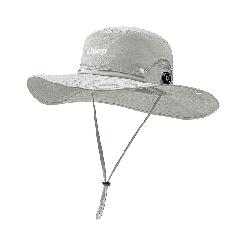 

Панама из полиамида Unisex Jeep, светло-серый