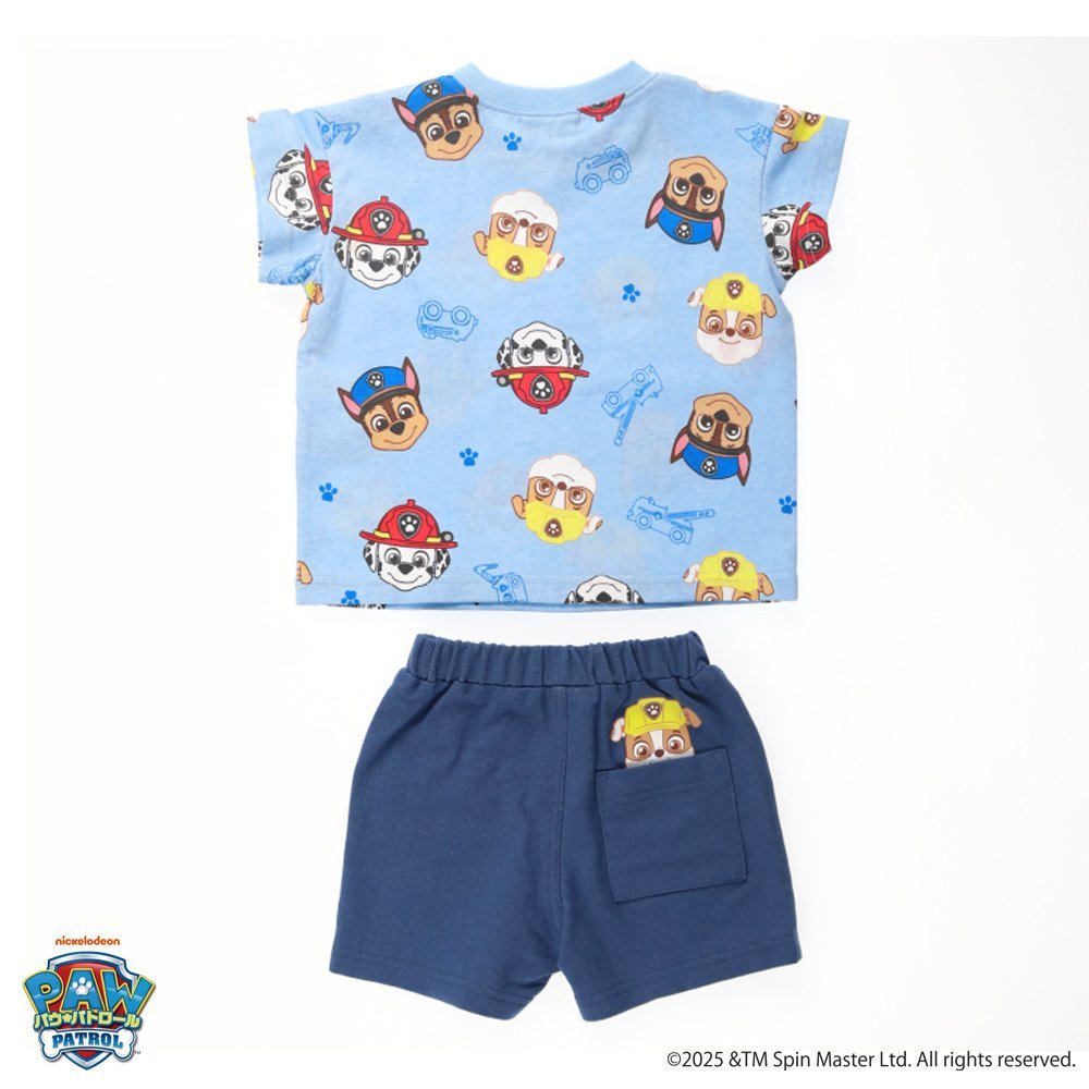 Комплект из футболки с коротким рукавом и брюк с принтом по всей поверхности PAW PATOROL Branshes, blue — фото 3