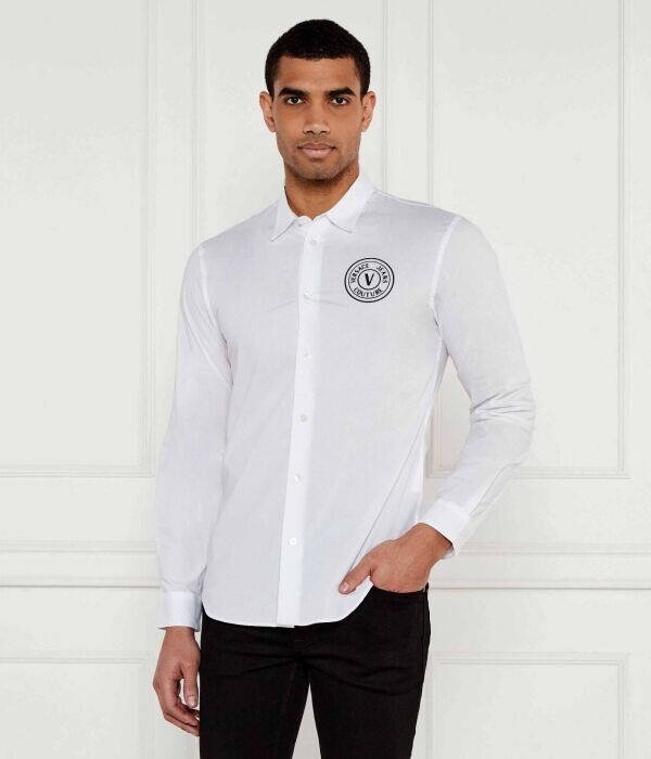 

Рубашка Versace Jeans Couture Slim Fit, белый