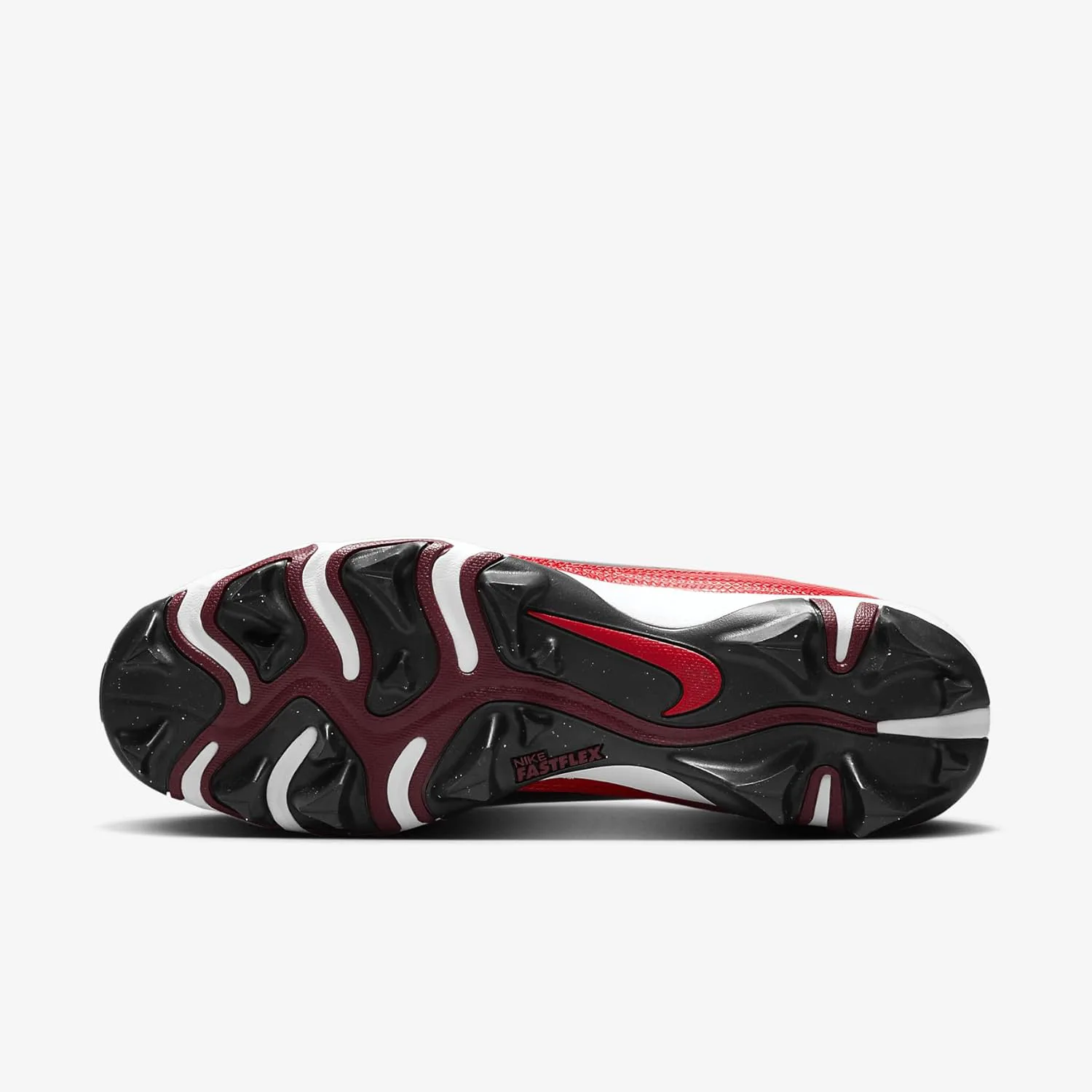 Футбольные бутсы Nike Alpha Menace 4 Shark для мужчин, красный/металлик серебристый/белый — фото 3