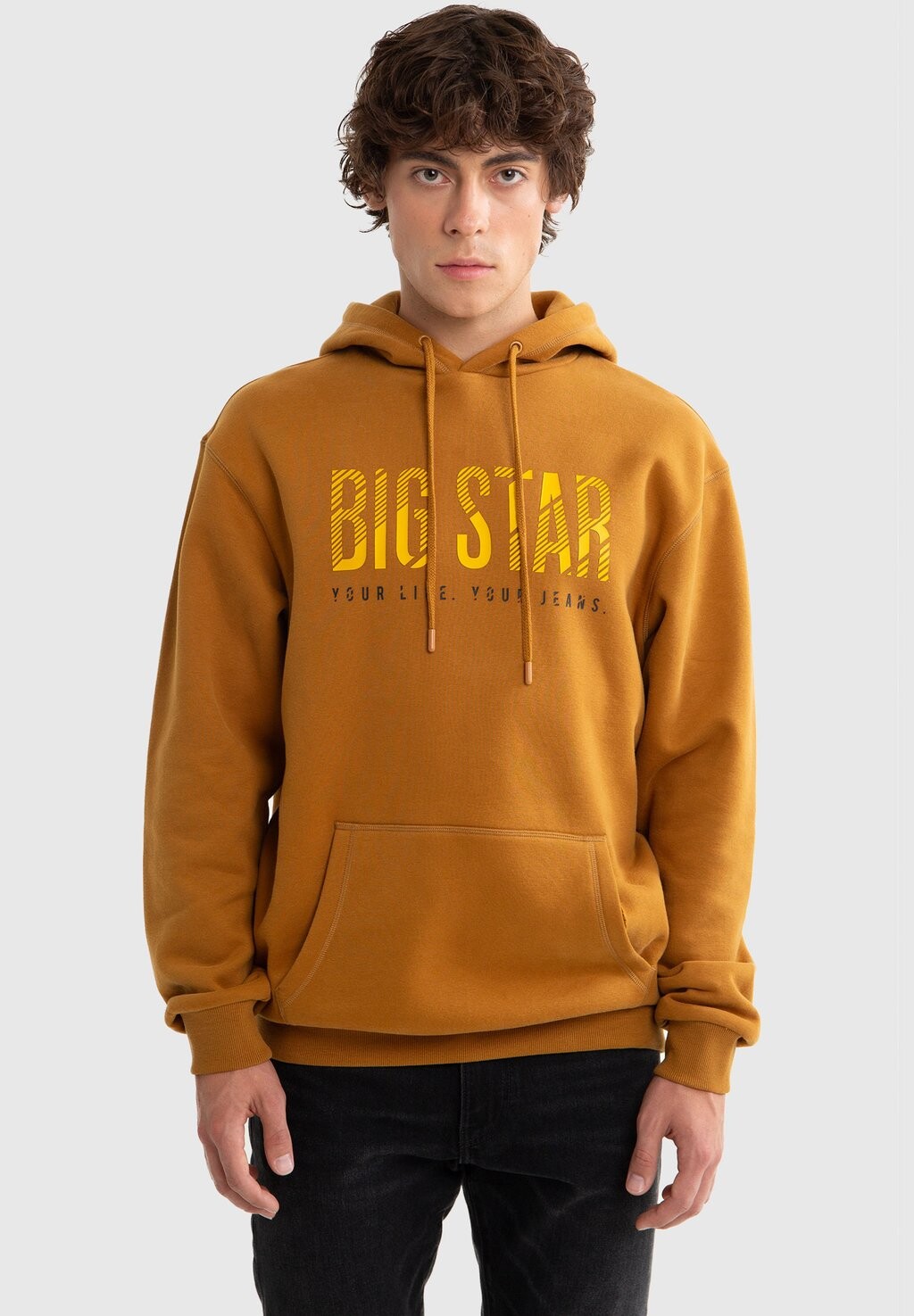 

Толстовка с капюшоном BRUDEN Big Star, коричневый