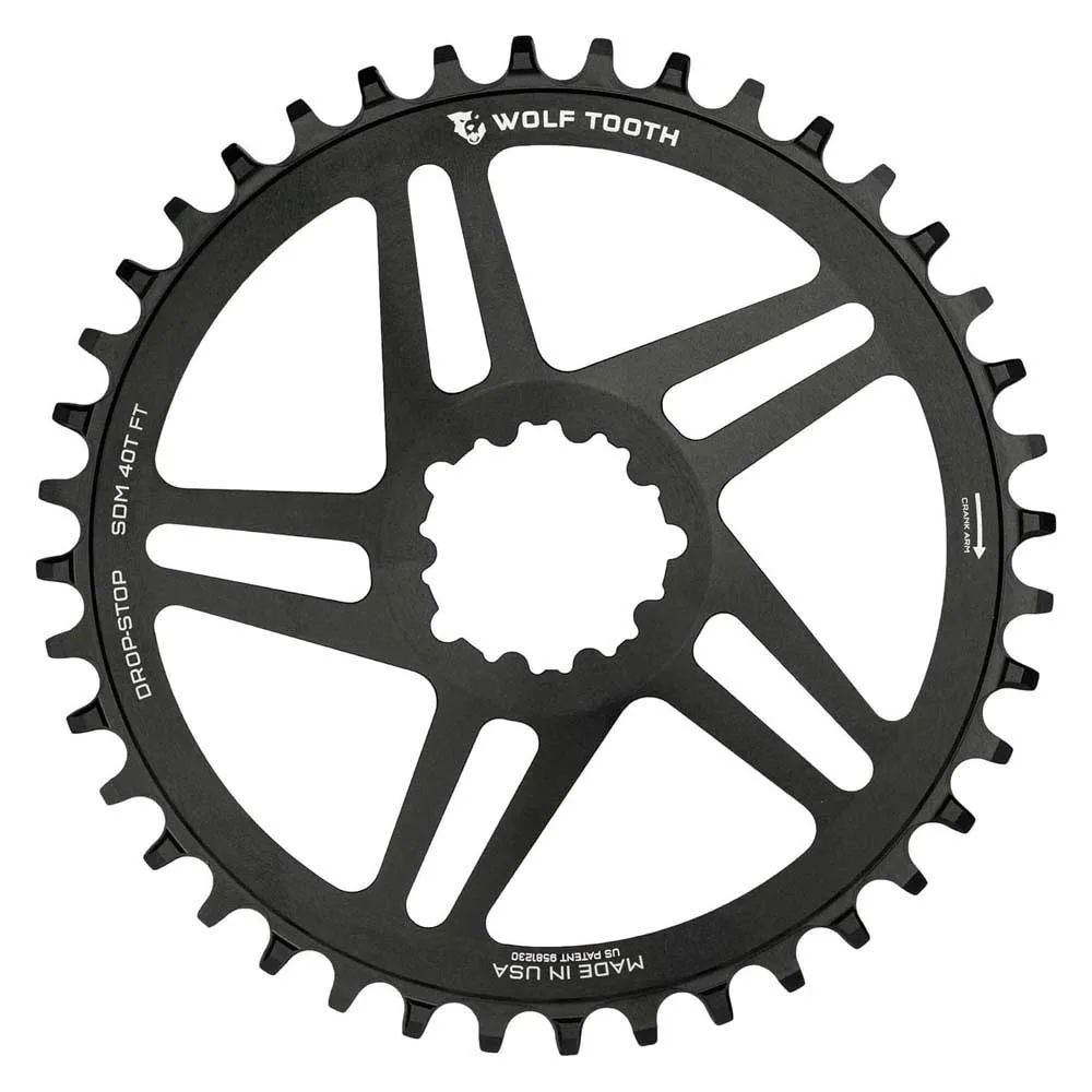 

Звездочка Wolf Tooth Sram DM 3B Drop-Stop B Cross Ring, серебряный