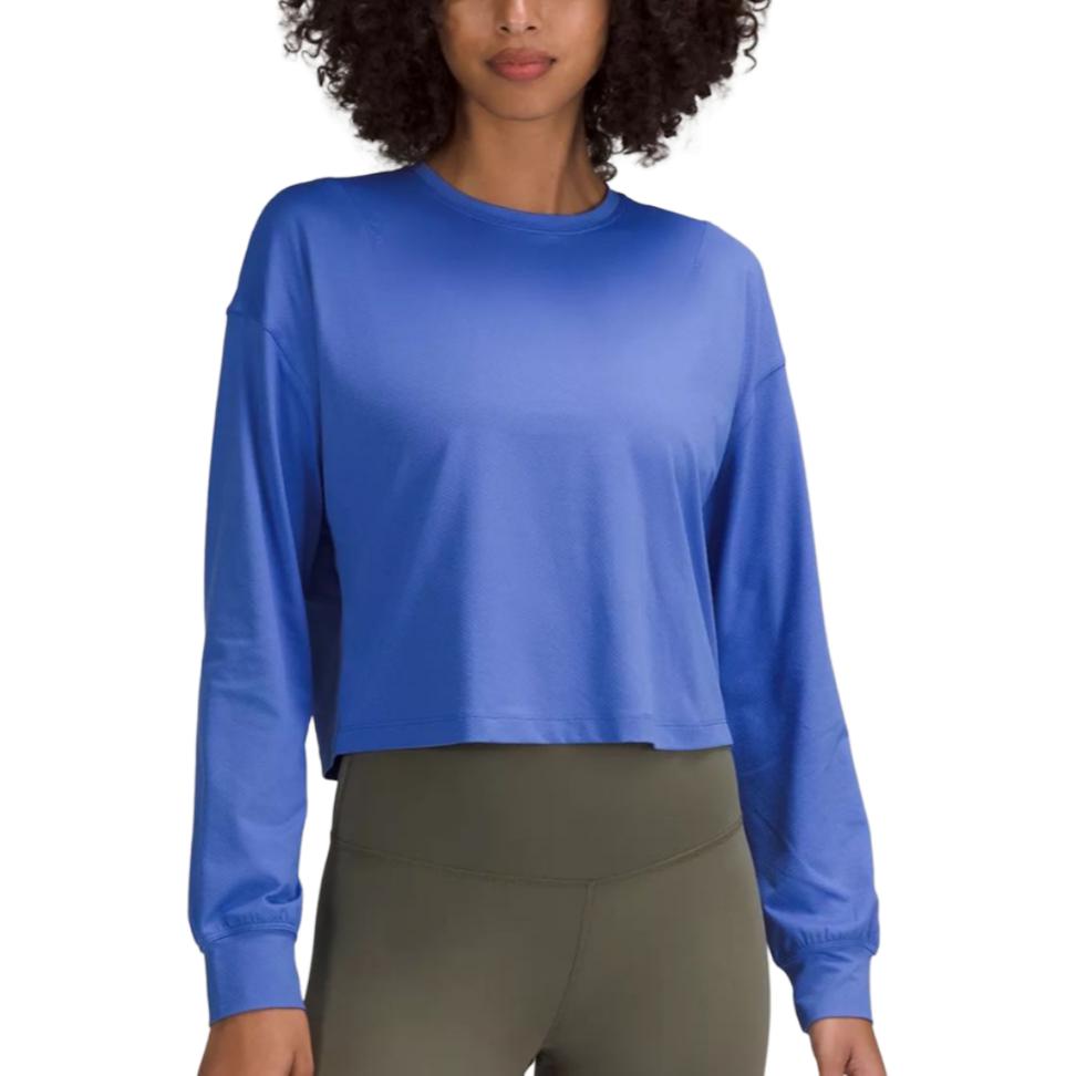 

Футболка с втачным рукавом Women's Lululemon, синий