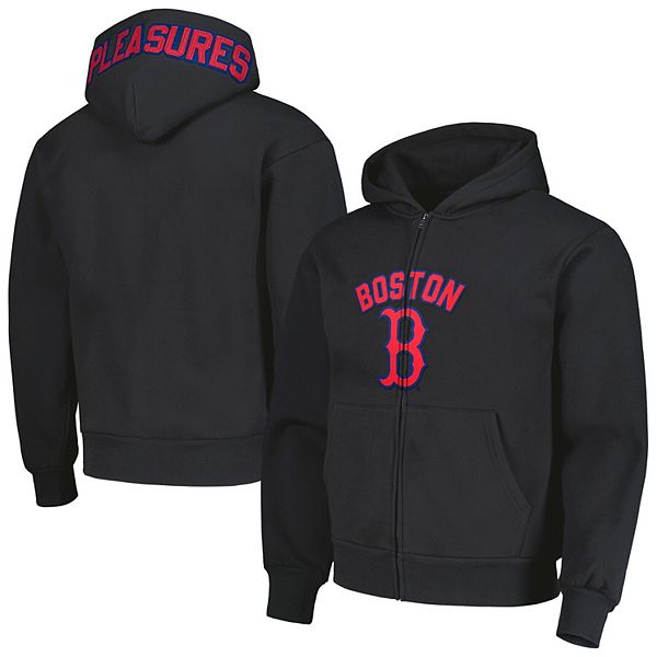 

Мужская черная толстовка Boston Red Sox Opening Day с молнией Pleasures, Черный, Мужская черная толстовка Boston Red Sox Opening Day с молнией Pleasures