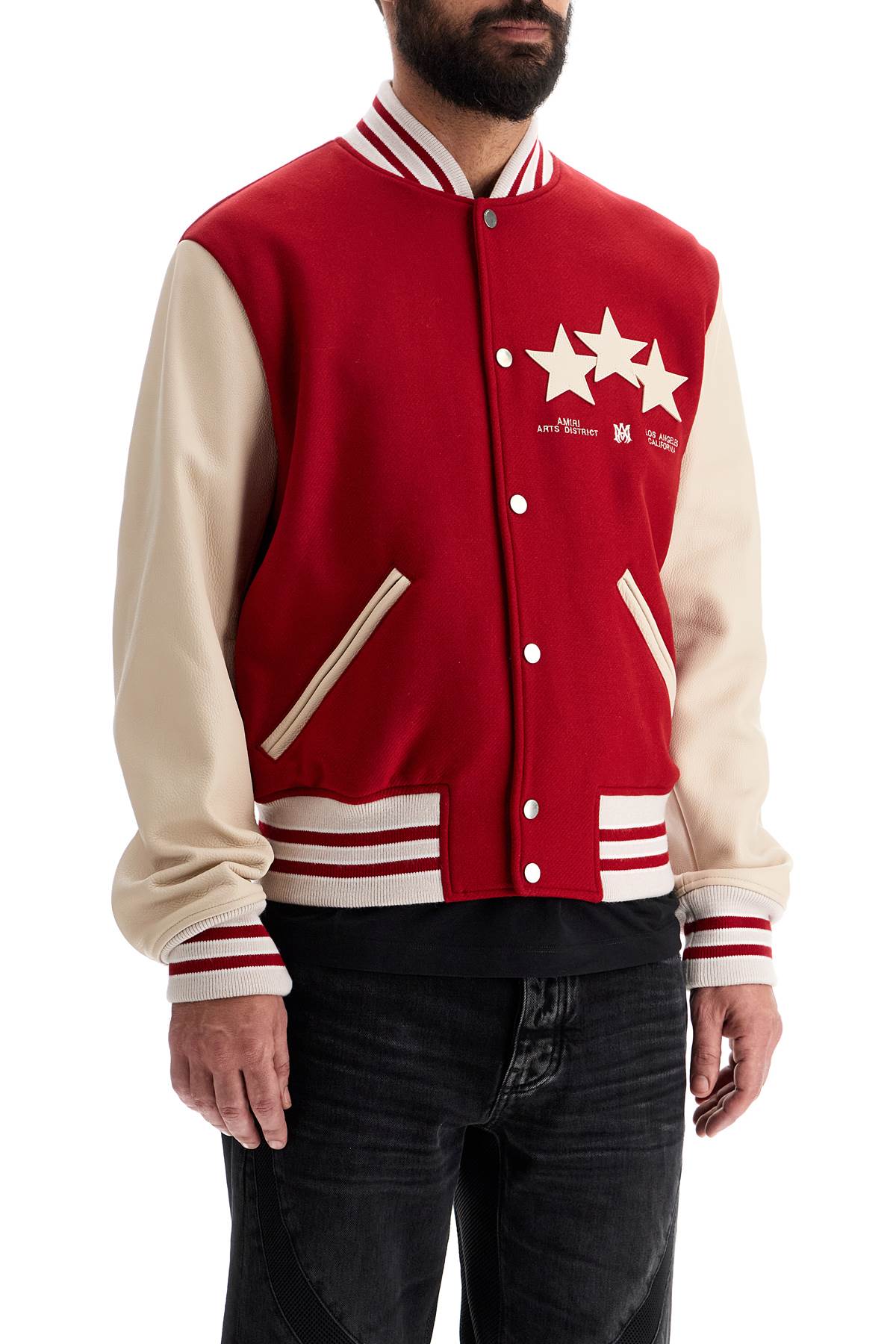 

Куртка-бомбер Amiri Stars, красный