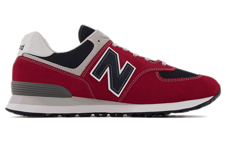 New Balance 574 Красный Темно-синий