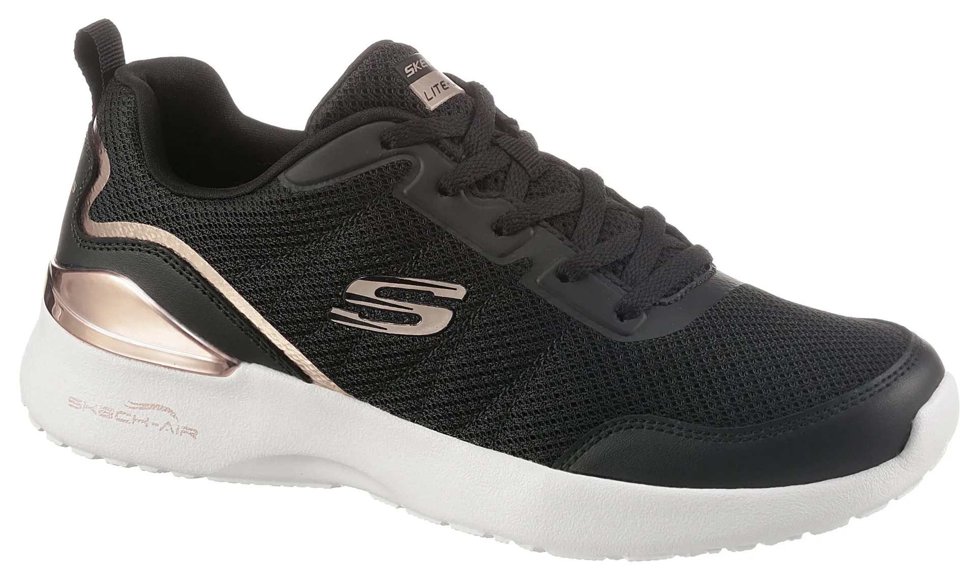 

Кроссовки Skechers "SKECH-AIR DYNAMIGHT", с металлическими деталями, повседневная обувь, полуботинки, туфли на шнуровке, розовый