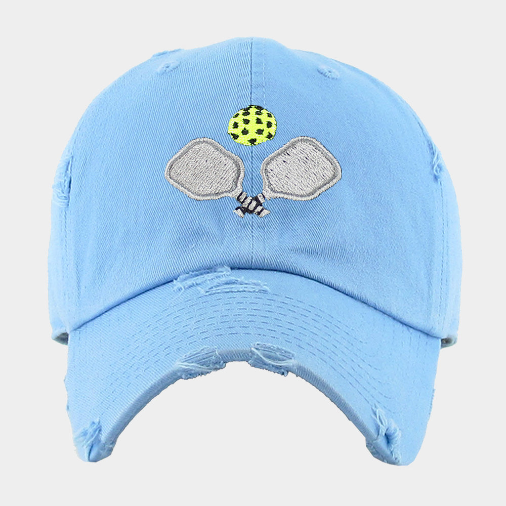 

Пиклбол, Паддлбол, Винтажная бейсболка FASHNZFAB, светло-голубой