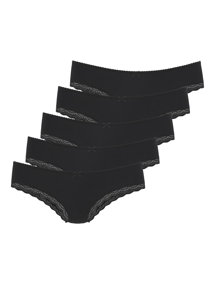 

LASCANA Бразильские трусы черного цвета