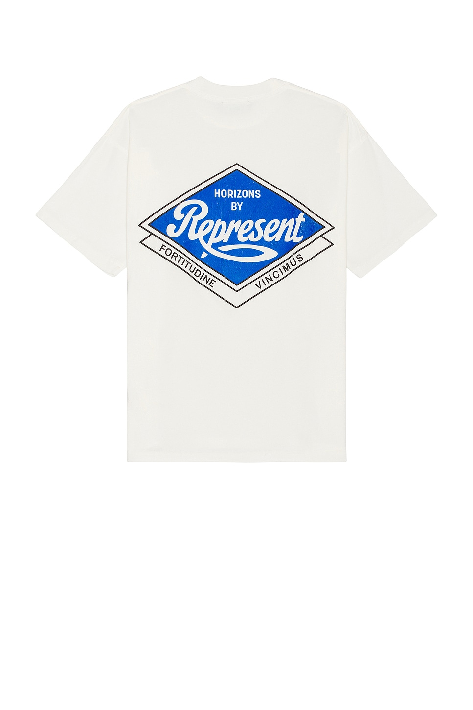 

Футболка с классическими деталями Represent, белый
