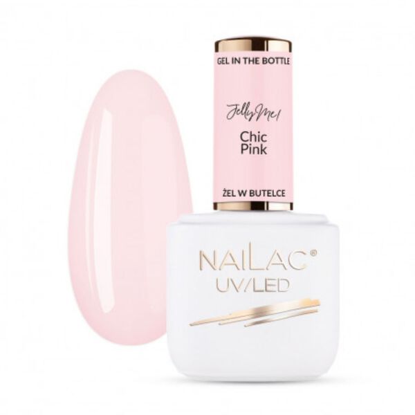 

Флакон гель шикарный розовый, 7 мл Nailac Jellyme!, цвет chic pink