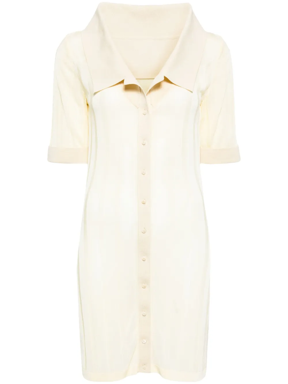Платье La Mini Robe Manta JACQUEMUS, желтый