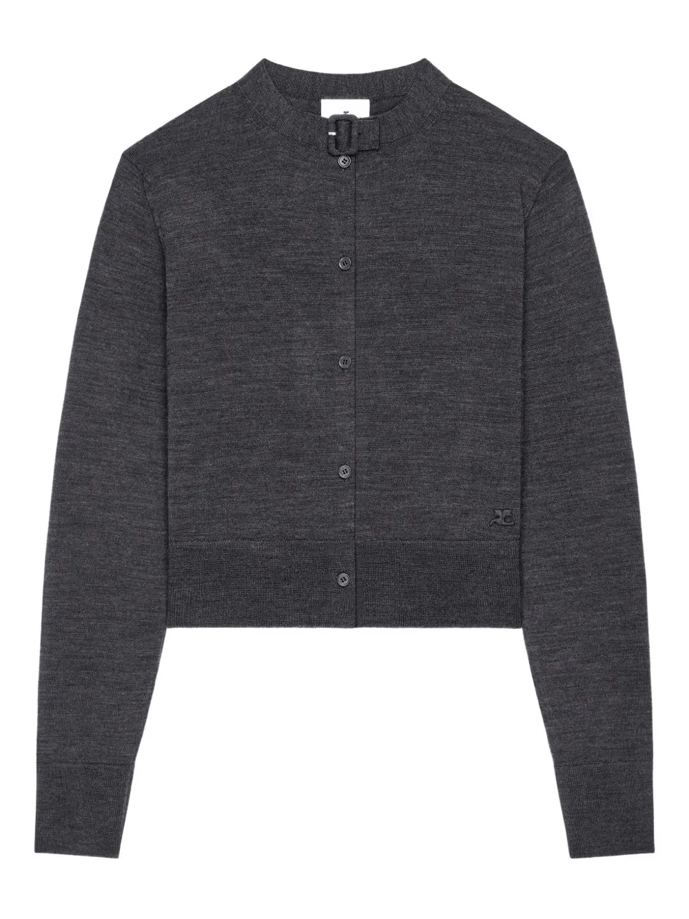 

Кардиган с пряжкой Courrèges, серый