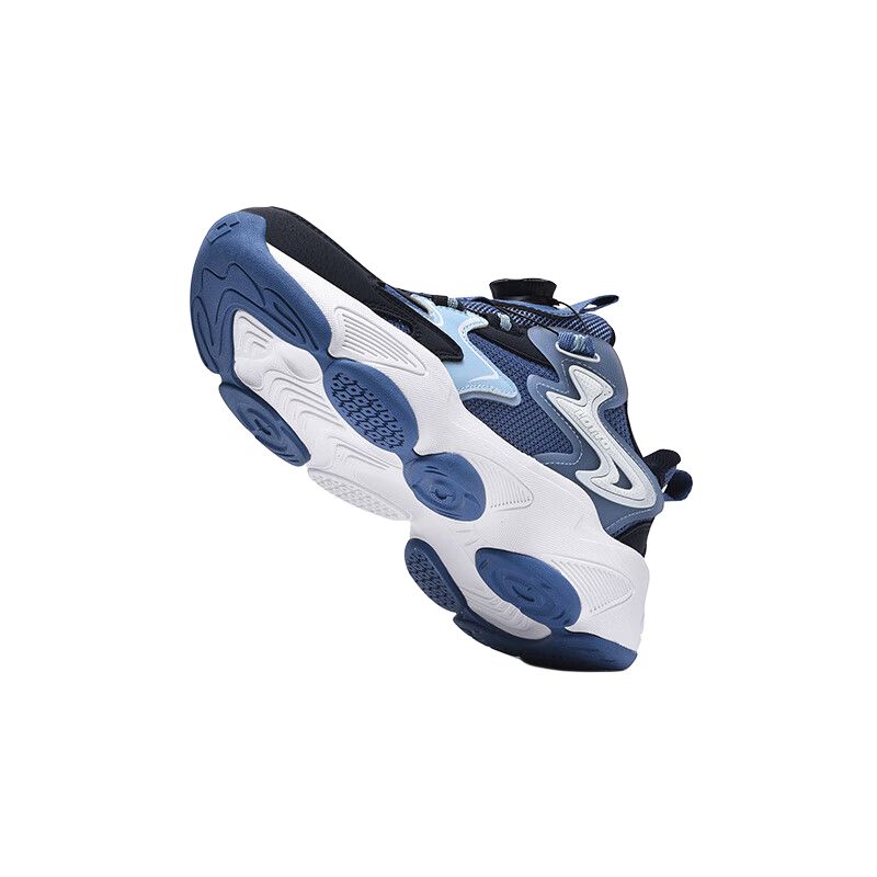 Детские беговые кроссовки Shun Shadow Slip Resistant And Breathable Low top Kids' LOTTO, синий — фото 4