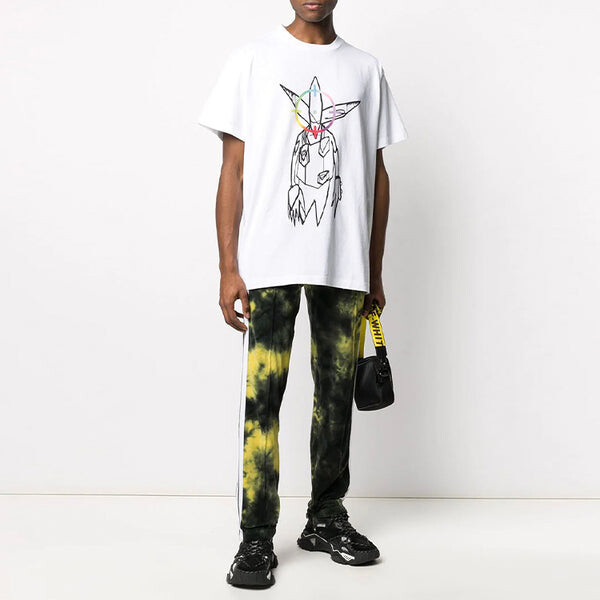 Футболка futura alien s s over tee Off-White, белый — фото 4