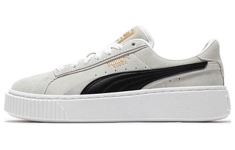 Кроссовки PUMA SuedePlatform 'White And Black' Women's