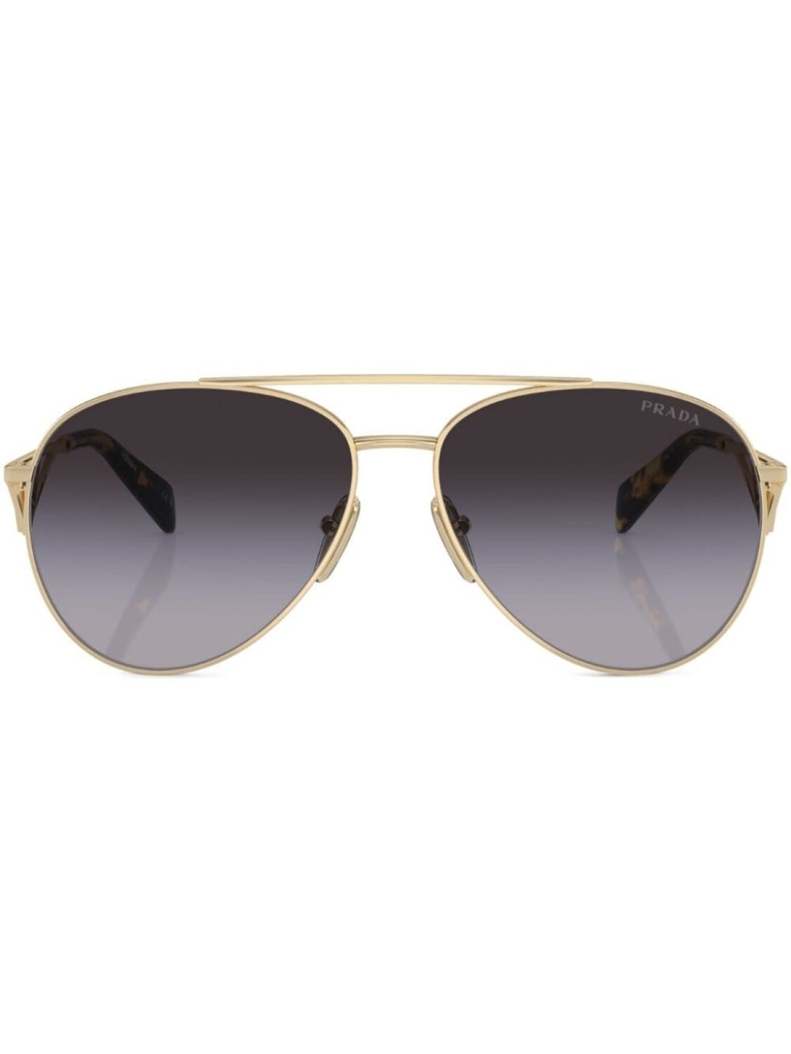 

Prada Eyewear солнцезащитные очки-пилоты, золотистый