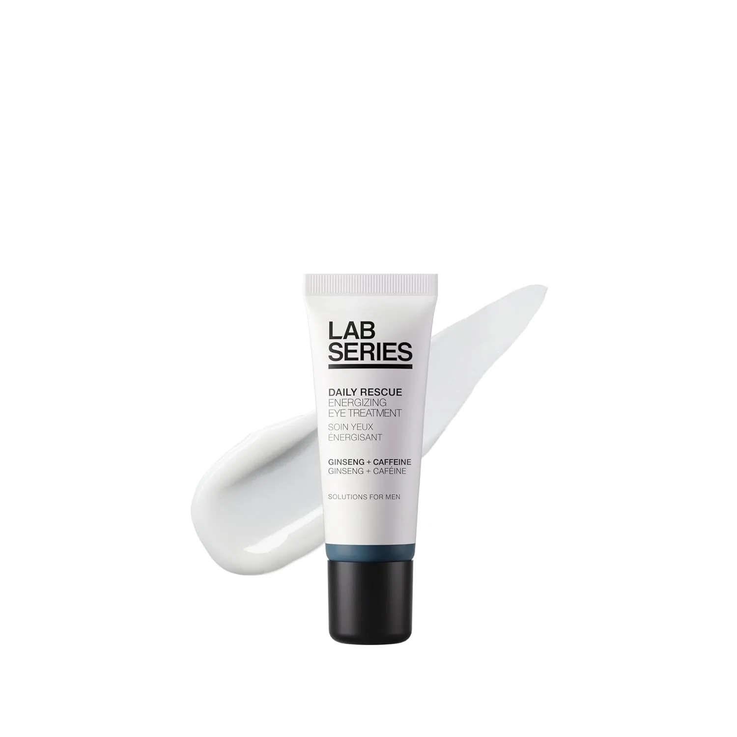 Увлажняющий крем для кожи вокруг глаз Lab Series Men's Daily Rescue Energizing Eye Treatment с женьшенем и кофеином - заряжает энергией и увлажняет - уход за кожей для мужчин, 0,5 жидких унций