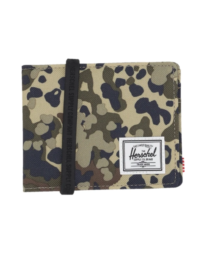 

Кошелек-Книжка в камуфляжном стиле с RFID, унисекс Herschel, мультиколор