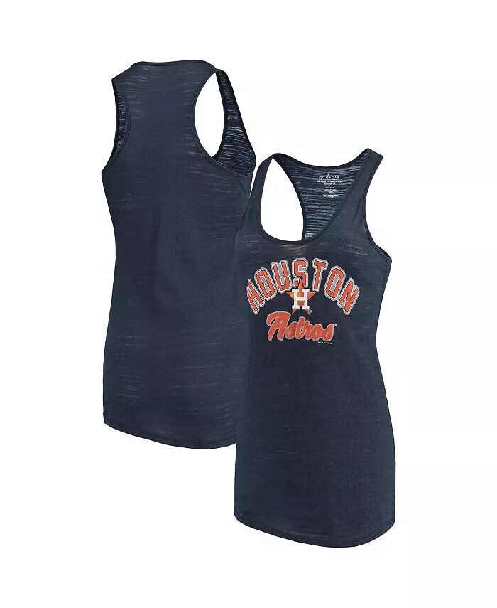 

Женская темно-синяя майка Houston Astros Multicount Racerback Soft As A Grape