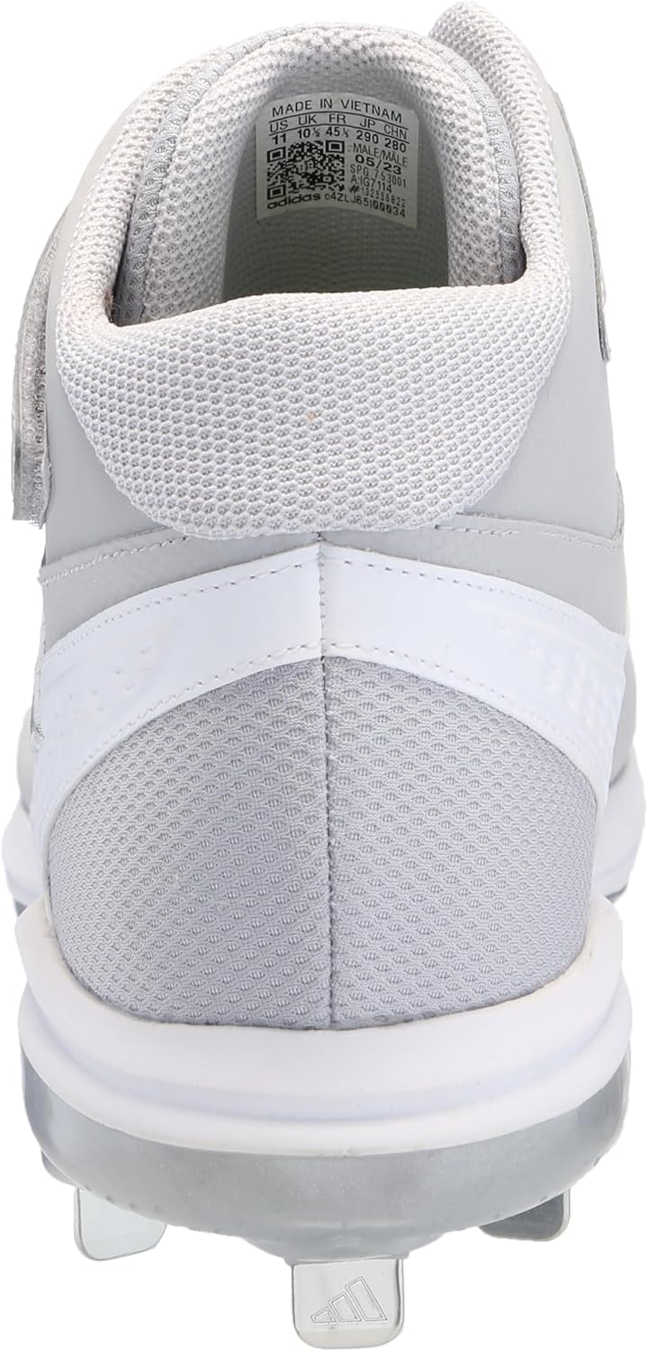 Мужские кроссовки Adidas Icon 8 Mid, белый/серый/светло-серый — фото 3