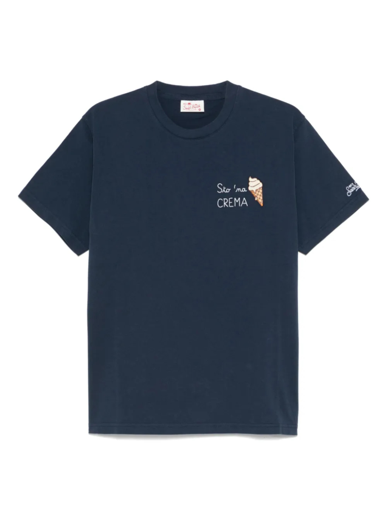 

Футболка из хлопка MC2 Saint Barth, синий